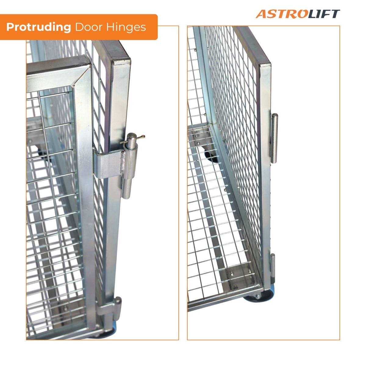 Buy Cage Trolley (Dual-door - Small) in Cage Trolley from Astrolift NZ